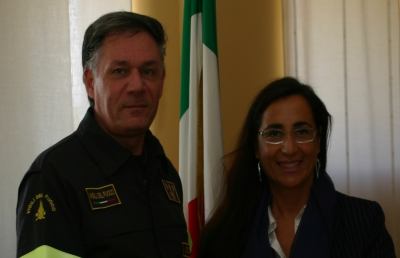 Vigili del fuoco Ascoli, omaggio da parte degli alunni di Monsampietro e Belmonte