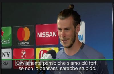 Juventus-Real Madrid. Ramos, Bale e Modric spavaldi: ''Noi più forti''