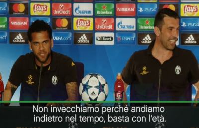 Juventus-Real Madrid, Dani Alves: ''Io e Gigi, ma quale vecchi...''