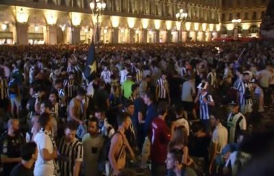 Juventus-Real Madrid, panico a Torino per un falso allarme. Le spaventose immagini