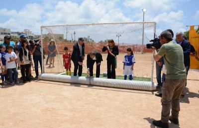 Lega Serie B, realizzato il sogno di un nuovo stadio a Lampedusa