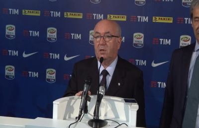 Serie A, Tavecchio: ''Diritti tv? Offerte inadeguate, valutiamo ogni opzione''