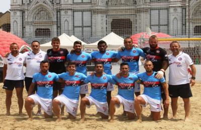 Beach soccer Serie A, altra vittoria per l'Happy Car Samb: travolta la Vastese