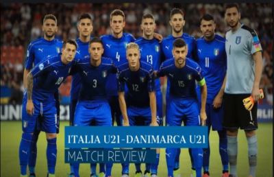 Italia Under 21, tutti i numeri della vittoria per 2-0 contro la Danimarca