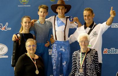 Pattinaggio artistico, Kevin Bovara emoziona vincendo due titoli italiani Allievi