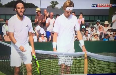 Tennis, Travaglia saluta Wimbledon dopo aver lottato come un leone con Rublev