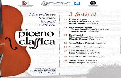 San Benedetto, a Luglio appuntamento con la musica di ''Piceno Classica''