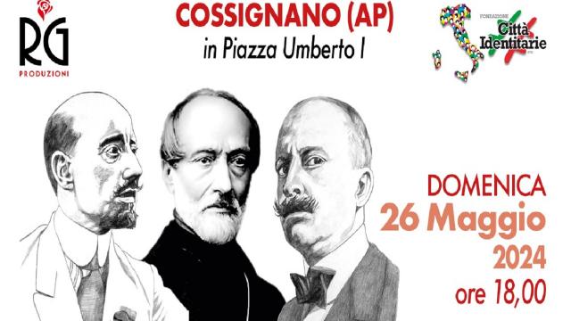 Cossignano, in piazza l'intervista-spettacolo ''L’Europa dei Popoli, gli inimitabili''
