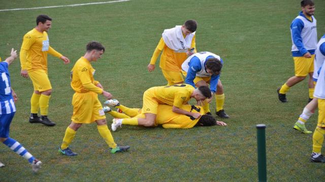 Promozione girone B, il Monticelli batte 1-0 il Grottammare con un gol nel recupero di Calvaresi