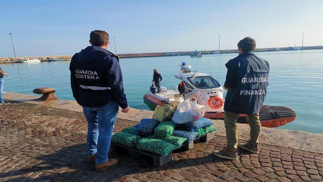 Guardia Costiera San Benedetto, sequestrati 200 chili di vongole poi rigettate in mare
