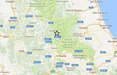 Terremoto Centro Italia, scossa superiore a magnitudo 4 nel cuore della notte