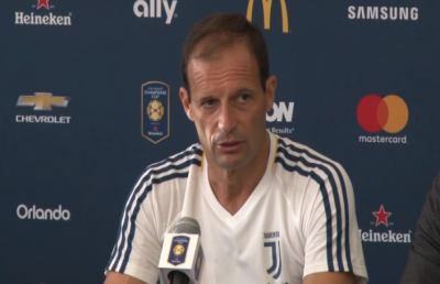 Juventus, Allegri: ''Su Cardiff fantasie degne di un grande regista...''