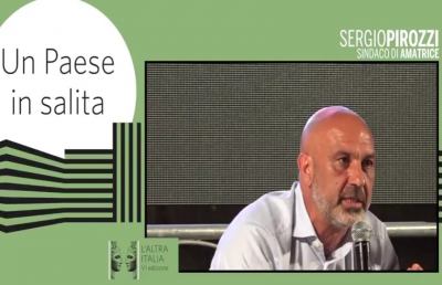 Ascoli Piceno, l'intervento del sindaco Pirozzi nella prima serata de ''L'Altra Italia''