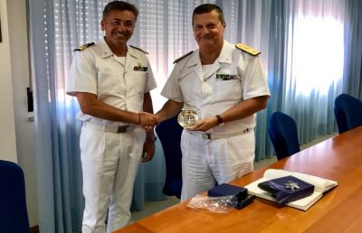 Capitaneria di Porto San Benedetto, importante visita del Contrammiraglio Ferrara