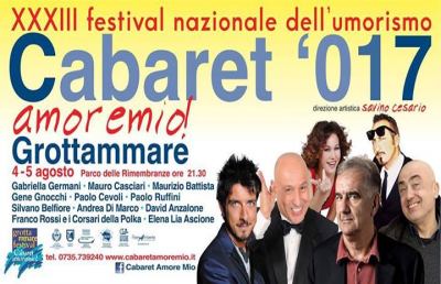 Grottammare, svelati i finalisti della 33ª edizione di ''Cabaret, amoremio!''