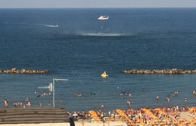 San Benedetto del Tronto, uomo salvato in mare da un elicottero della Capitaneria