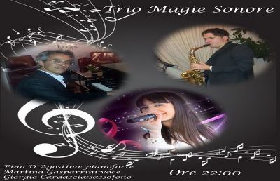San Benedetto: Palazzina Azzurra, si esibisce il ''Trio Magie Sonore'' 