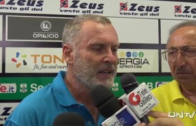 Ternana-Trapani 0-1, le voci di Pochesci e Calori dopo la gara di Tim Cup