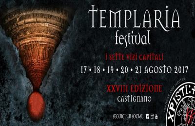 Castignano: Templaria festival 2017, XXVIII edizione ''I sette vizi capitali'' 