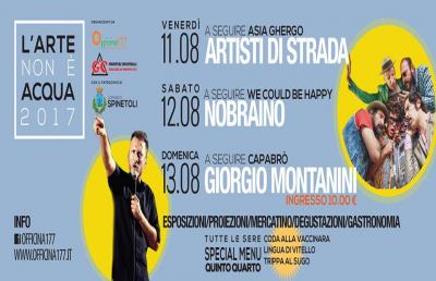 Spinetoli, ''Officina 177'' organizza edizione 2017 de “L'arte non è acqua”