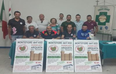 Montefiore dell'Aso, evento di solidarietà ''Insieme per Arquata''