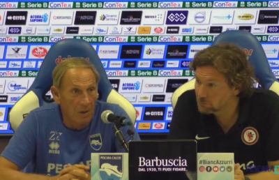 Pescara-Foggia 5-1, Zeman e Stroppa insieme nella conferenza post gara