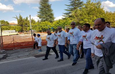 Fidal Marche, Malagò a Pieve Torina: ''Con il cuore dello sport per la rinascita''