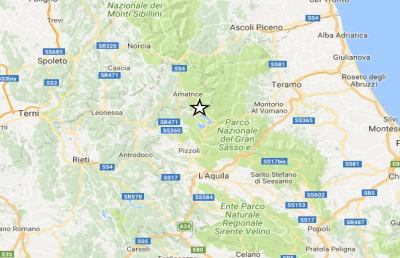Terremoto, forte scossa all'alba con epicentro nei pressi di Campotosto