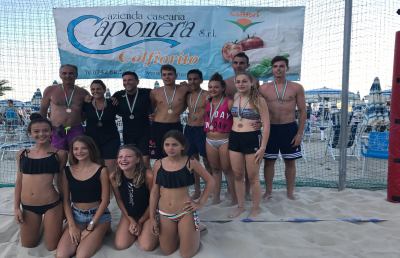 Beach volley, grande successo per l'ottavo ''Torneo Caponera'' a San Benedetto