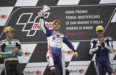 Gran Premio di San Marino: spettacolare monologo di Fenati sotto la pioggia!