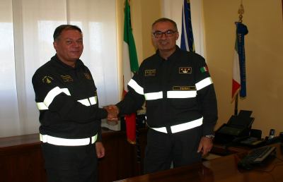 Vigili del fuoco di Ascoli Piceno, insediamento del nuovo comandante Mariantoni