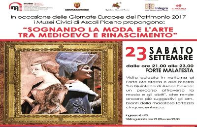  Giornate Europee del Patrimonio 2017, gli appuntamenti del Piceno