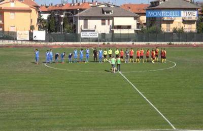 Monticelli-Recanatese ancora a porte chiuse. Coppa Italia, ascolani di nuovo a L'Aquila