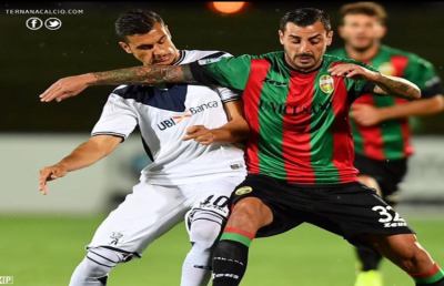 Ternana-Brescia 1-1: apre l'ex Ascoli Montalto, chiude il figlio d'arte Bisoli
