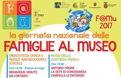 Ascoli, 8 Ottobre giornata nazionale delle famiglie al museo