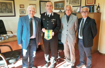 Ascoli, saluto dei Maestri del Lavoro al nuovo Comandante Carabinieri