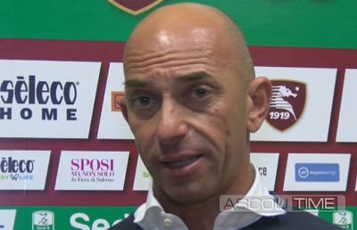 Salernitana-Ascoli 0-0, la voce di mister Bollini post gara
