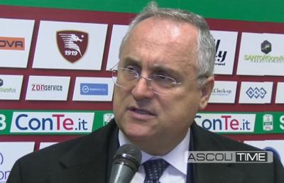 Salernitana-Ascoli 0-0, la voce di Lotito post gara