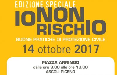 Ascoli Piceno, fa tappa a Piazza Arringo la campagna ''Io non rischio''