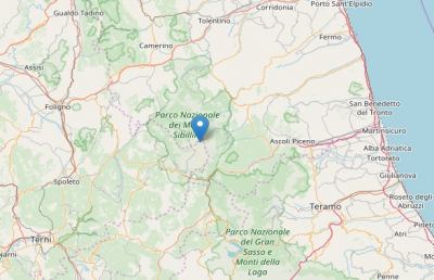 Terremoto, scossa di magnitudo 3.3 con epicentro tra le province di Ascoli e Macerata