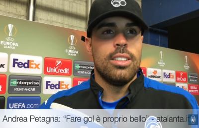 Atalanta-Apollon 3-1, l'ex Ascoli Petagna: “Fare gol in Europa è proprio bello”