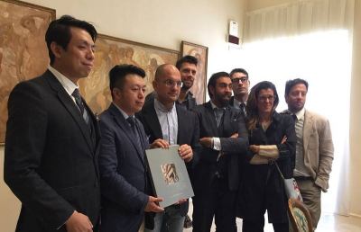 Ascoli Piceno, in Comune la delegazione cinese di Haier Air Cooking