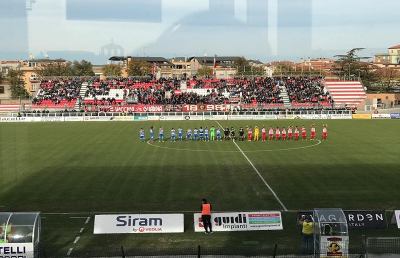 Vis Pesaro-Monticelli 2-1, al ''Benelli'' arriva il quinto ko stagionale per gli ascolani