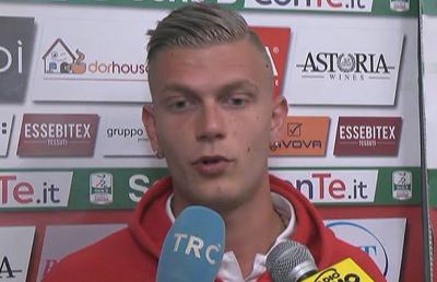 Carpi-Ascoli 4-2, la voce del ''man of the match'' Malcore post gara