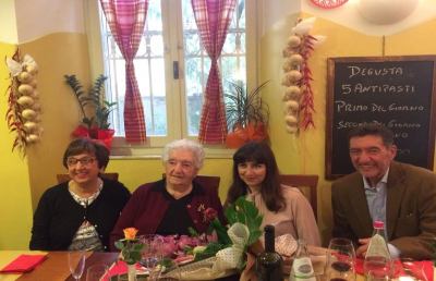 San Benedetto, l’''americana'' Nelina Massetti ha festeggiato i 100 anni
