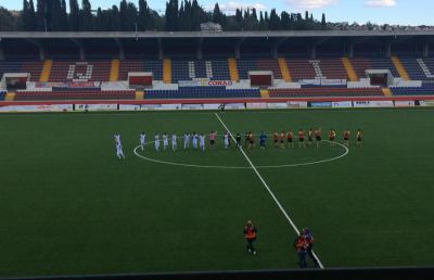 L'Aquila-Recanatese 2-0, highlights e voci Battistini-Alessandrini