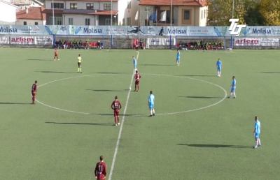 Olympia Agnonese-Pineto 1-1, highlights e voci Amaolo-Di Meo