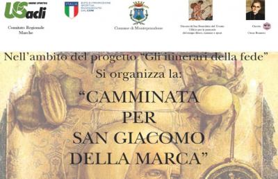 Monteprandone, tutto pronto per la ''Camminata per San Giacomo della Marca''