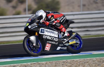 Jerez, primi test per Fenati con la nuova Kalex Moto2: ''Prove positive''