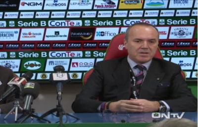 Serie B, al ''Liberati'' di Terni il nuovo presidente Balata dice no al femminicidio